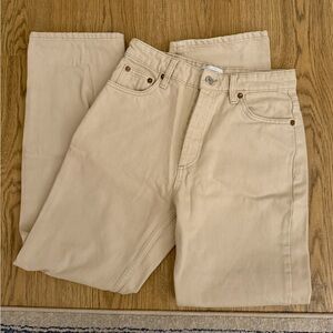 Zara Cream Jeans